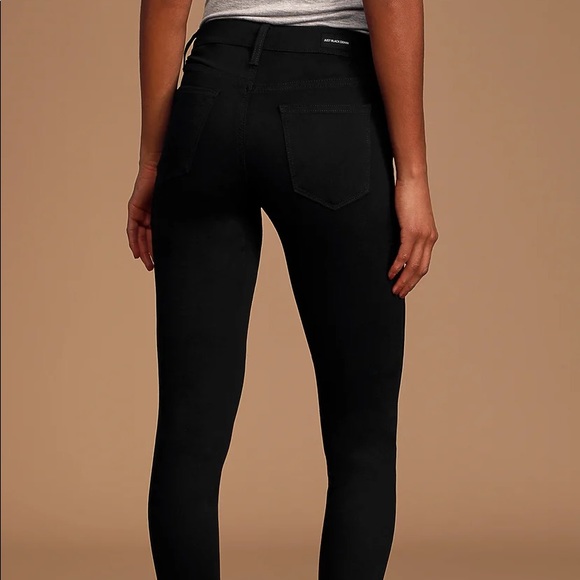 Lulus Cropped Black Glitter Multi Striped Jeans - Picture 3 of 9